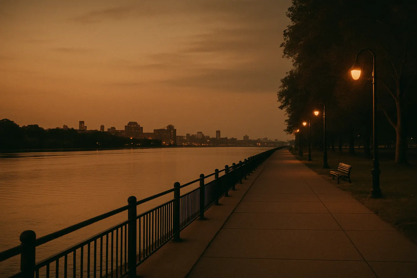 Waterfront Park along the Ohio River